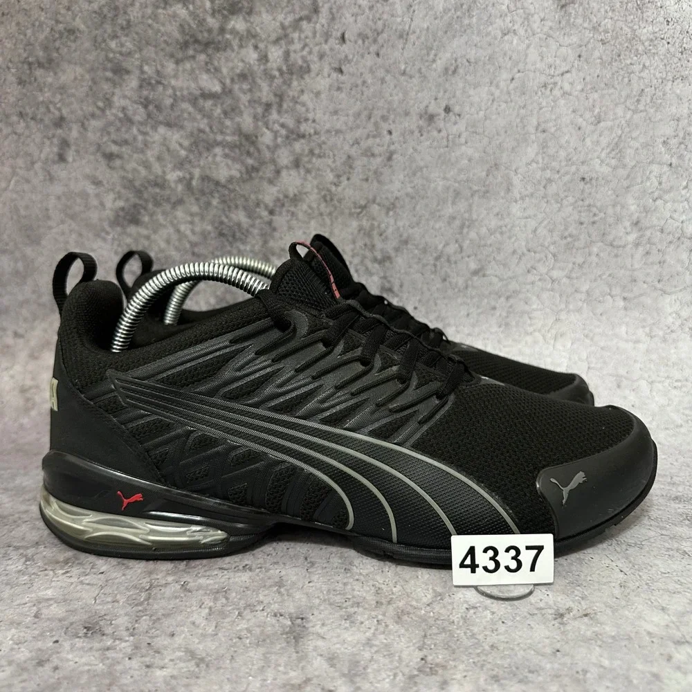 Puma Voltaic Evo Men Size 10 Black Running Shoes 379601-01 10CELL Athletic